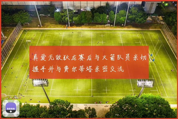 真爱无敌狄龙赛后与火箭队员亲切握手并与费尔蒂塔亲密交流